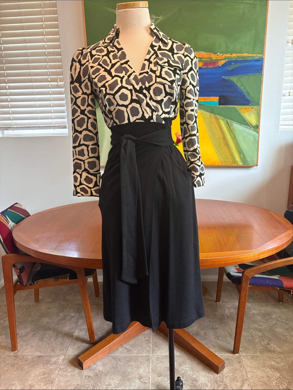 Vintage Diane Von Furstenburg Iconic Wrap Midi Skirt- Classic Women's Skirt